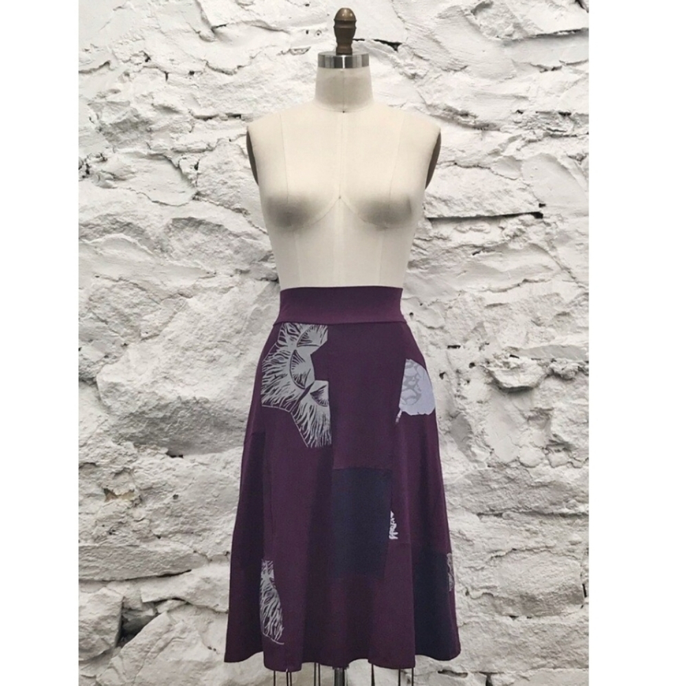 Lilikoi remnant a-line skirt